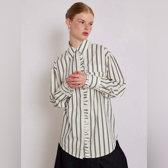 Damson Madder Tops - Damson Madder Kylie Button Down Shirt